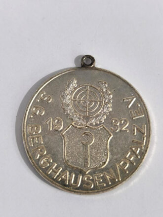 Schützenverein, tragbare Medaille, Berghausen/ Pfalz...