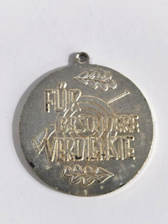 Schützenverein, tragbare Medaille, Berghausen/ Pfalz e.V. 1932 " Für besondere Verdienste, Durchmesser 35 mm