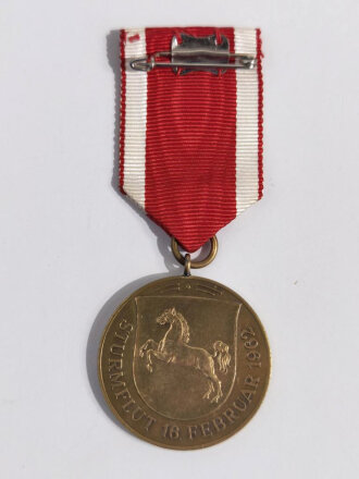 Tragbare Medaille " Sturmflut 16. Februar 1962...
