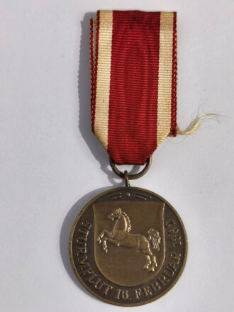 Tragbare Medaille " Sturmflut 16. Februar 1962...