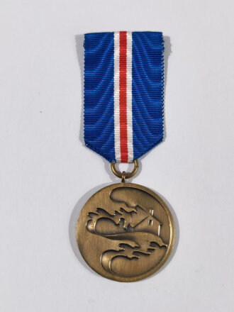 Tragbare Medaille " Sturmflut 16/17. Februar 1962...