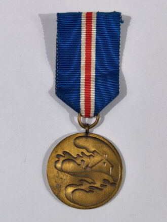 Tragbare Medaille " Sturmflut 16/17. Februar 1962 " Schleswig- Holstein