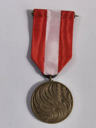 Tragbare Medaille " Waldbrandkatastophe in...
