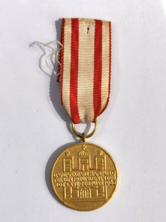 Dankmedaille Hamburg " Sturmflut 1962 "...