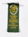 Fallschirmjäger Abzeichen ( Stoff ) " Kurpfalz- Rhein, Saarland Treffen ehem. Fallschirmjäger 1953 "