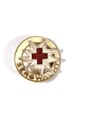 Deutschland nach 1945, Deutsches Rotes Kreuz , Teilemailliertes Ehrenzeichen " Bergwacht " Durchmesser 24 mm