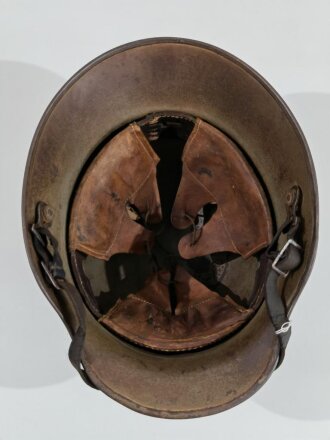 1.Weltkrieg, Stahlhelm Modell 1916. Getragenes Stück, in allen Teilen Original