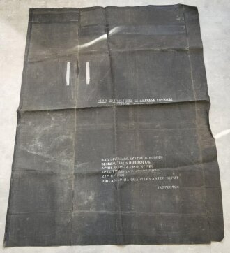 U.S. 1944 dated bag, delousing, synthetic rubber....