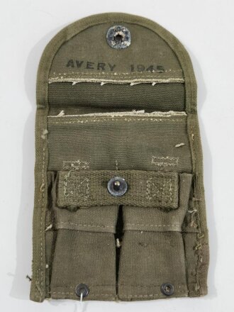 U.S. 1945 dated pouch, magazine, M1 Carbine