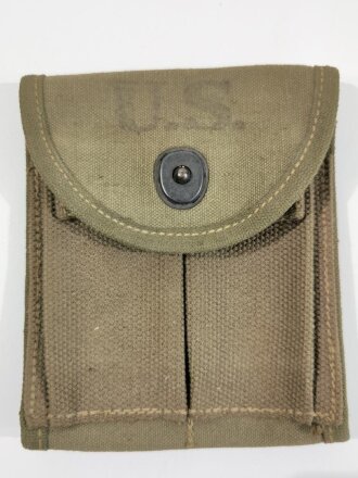 U.S. 1943 dated pouch, magazine, M1 Carbine,  the type adaptable on the stock