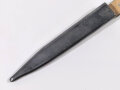 Scheide für einen Grabendolch oder Stiefelmesser. neuzeitlicher Eigenbau, defekt, Gesamtlänge17,3mm