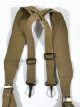 U.S. WWII Suspenders, Belt, M-1936, khaki, used