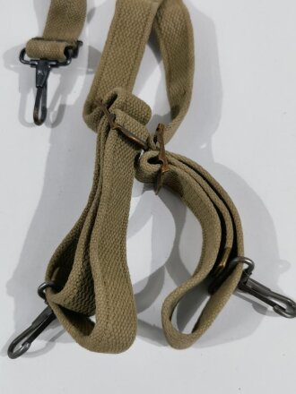 U.S. WWII Suspenders, Belt, M-1936, khaki, used