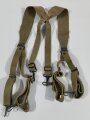 U.S. WWII Suspenders, Belt, M-1936, khaki, used