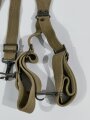 U.S. WWII Suspenders, Belt, M-1936, khaki, used