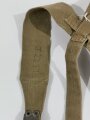 U.S. WWII Suspenders, Belt, M-1936, khaki, used