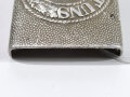 Koppelschloss für Mannschaften des Heeres aus Aluminium, getragenes Stück , Hersteller L.G.&S. 39