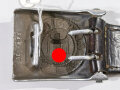 Koppelschloss für Mannschaften des Heeres aus Aluminium, getragenes Stück , Hersteller B & N 38