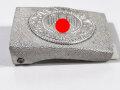 Koppelschloss für Mannschaften des Heeres zum Waffenrock aus Aluminium, leicht getragenes Stück