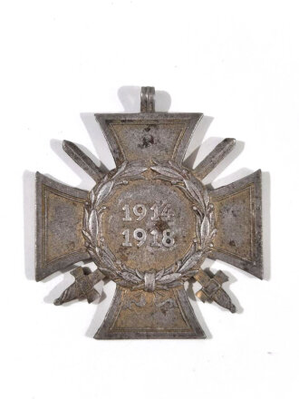 Ehrenkreuz für Frontkämpfer mit Hersteller L. N.B.G., Bandring fehlt
