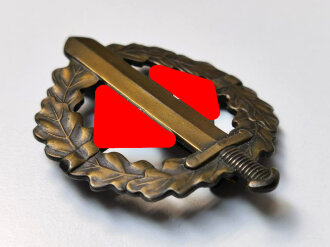 SA Sportabzeichen in Bronze mit Hersteller Berg & Nolte AG, Lüdenscheid, sehr guter Zustand