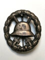 1. Weltkrieg, Verwundetenabzeichen Schwarz durchbrochene Ausführung aus Eisen, getragenes Stück