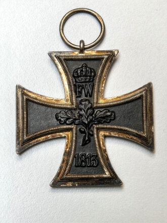 1. Weltkrieg, Eisernes Kreuz 2. Klasse 1914 mit Hersteller im Bandring " S.W. "