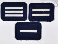 Deutschland nach 1945, Polizei Konvolut, Dienstgradabzeichen auf dunkelblau
