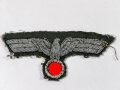 Heer, Handgestickter Brustadler für Offiziere des Heeres, getragenes Stück