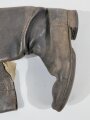 Paar Stiefel für Mannschaften der Wehrmacht, sogenannte " Knobelbecher" Ungereinigte Kammerstücke, Sohlenlänge 30,5cm, Variante ohne genagelte Sohle, Leder weich