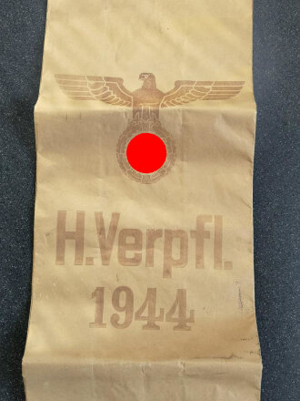 Sack für Heeresverpflegung der Wehrmacht datiert...