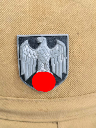 Heer, Tropenhelm für Angehörige des Afrikakorps. getragenes Stück in gutem Zustand, Kopfgrösse 56