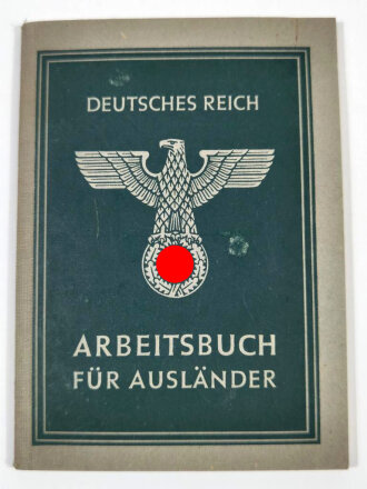 Arbeitsbuch für Ausländer eines Herrn...