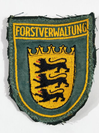 Modernes Ärmelabzeichen "Forstverwaltung" Baden Württemberg