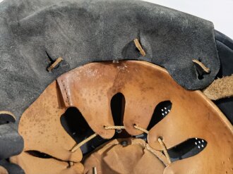 Deutschland nach 1945, Stahlhelm Feuerwehr " Forst" Originallack