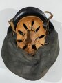 Deutschland nach 1945, Stahlhelm Feuerwehr " Forst" Originallack