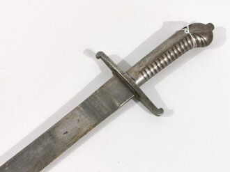 Württemberg, Infanterie-Faschinenmesser Modell 1829  ohne Scheide,Truppenstempel auf Parierstange