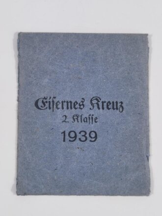 Eisernes Kreuz 2. Klasse 1939, wird dem Hersteller 19 zugeordnet für "E.Ferdinand Wiedmann, Frankfurt a. Main "