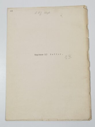 Luftwaffe, Beförderungsurkunde eines Oberleutnant der Reserve zum Hauptmann ( E ) , mit gedruckter Unterschift von Hermann Göring, Größe 36 x 26 cm, Umschlag mit leichten Schäden