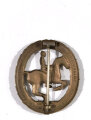 Deutschland nach 1945, Reiterabzeichen in Bronze, Hersteller Steinhauer und Lück , Ausführung nach dem Ordensgesetz 1957