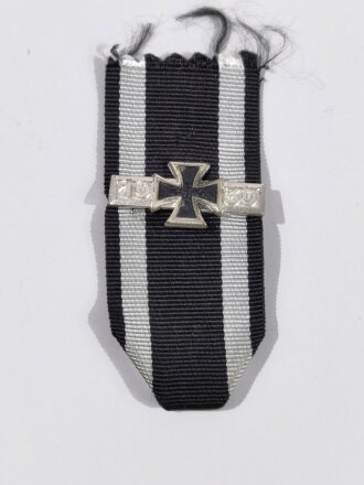 Deutschland nach 1945, Wiederholungsspange zum Eisernen Kreuz 1914 mit Bandabschnitt, Ausführung nach dem Ordensgesetz von 1957