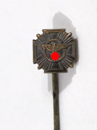Miniatur, Dienstauszeichnung NSDAP in bronze, Größe 9 mm