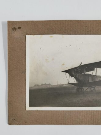 1.Weltkrieg, Foto eines deutschen Militärflugzeug...