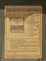 Dienstschreibmaschine Wehrmacht "Olympia Robust"mit Runentaste auf der 5,  im Transportkasten. Originallack, Funktionsfähig. Eingestaubt, die obere Abdeckung lose ( es fehlen 2 kleine Schrauben)