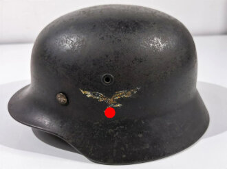 Luftwaffe, Stahlhelm Modell 1940. Originallack, das...