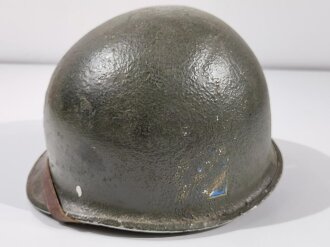 U.S. Stahlhelm nach 2.Weltkrieg. Weiterverwendeter...