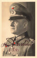 Generalfeldmarschall von Brauchitsch, eigenhändige Unterschrift von 1941 auf Hoffmann Postkarte