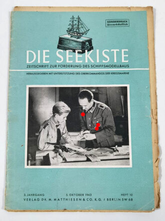 "Die Seekiste"- Zeitschrift zur Förderung des Schiffsmodellbaus Heft 10, 3. Jahrgang, 5. Oktober 1943