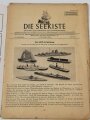"Die Seekiste"- Zeitschrift zur Förderung des Schiffsmodellbaus Heft 10, 3. Jahrgang, 5. Oktober 1943