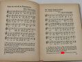 "Wir Mädel Singen" Liederbuch des Bunds Deutscher Mädel, datiert 1940, 216 Seiten, einige bemalt und beschriftet